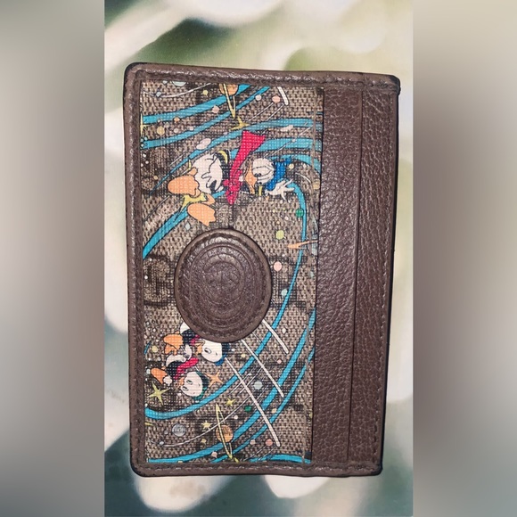 Gucci x Disney Donald Duck Cardholder in Multi-colour - Picture 2 of 2